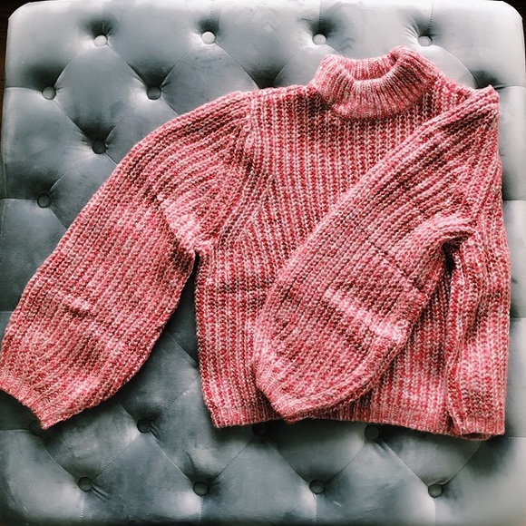 BP Marled Puff Sleeve Comfy Oversized Sweater - Picture 2 of 6